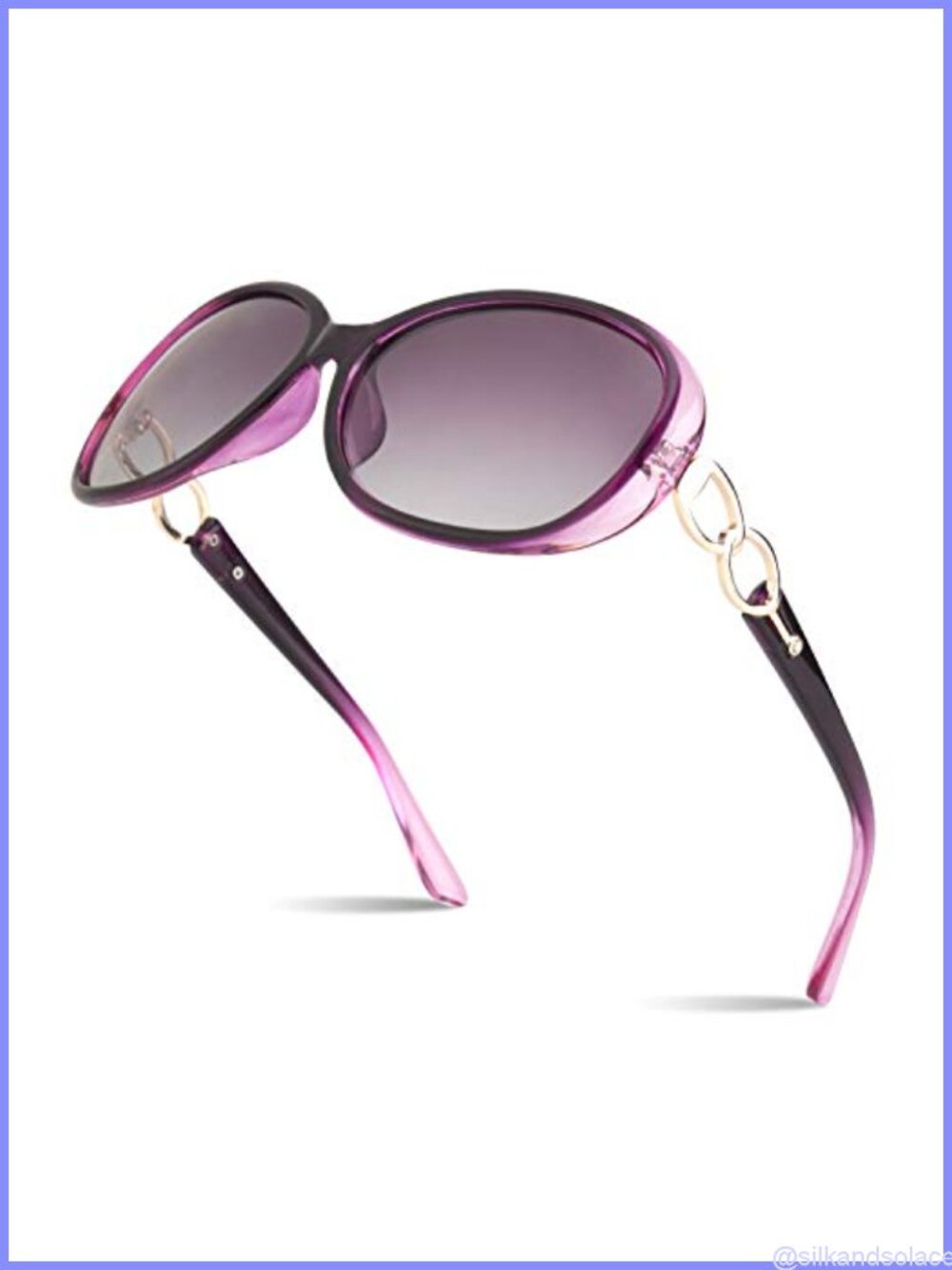 Oversized Polarized UV400 Shield Sunglasses Trendy Retro Driving Eyewear